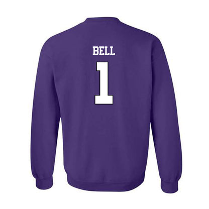 TCU - NCAA Baseball : James Bell - Classic Shersey Crewneck Sweatshirt-1