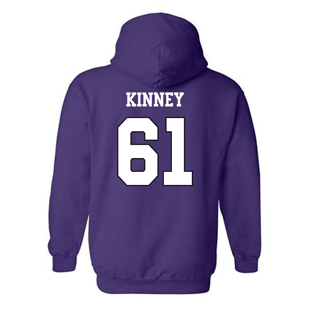 TCU - NCAA Football : Dylan Kinney - Classic Shersey Hooded Sweatshirt-1