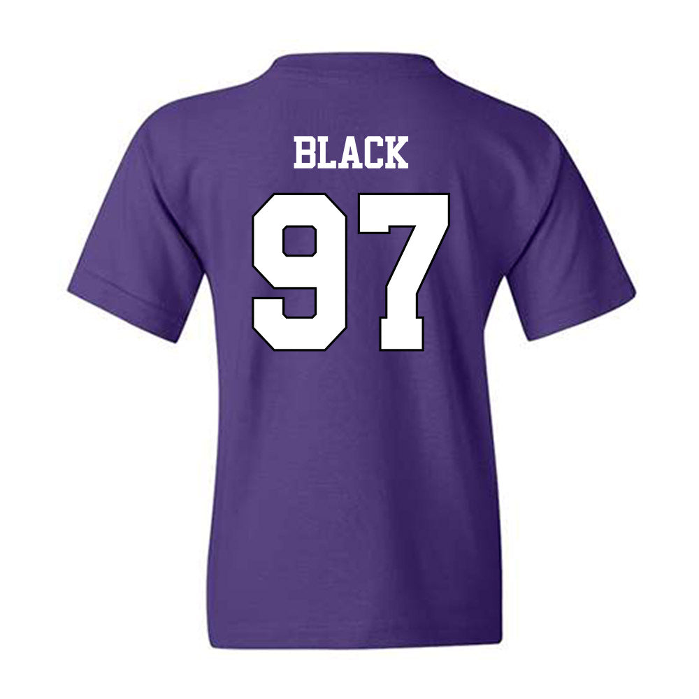 TCU - NCAA Football : Easton Black - Classic Shersey Youth T-Shirt-1