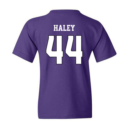 TCU - NCAA Football : Sam Haley - Classic Shersey Youth T-Shirt-1