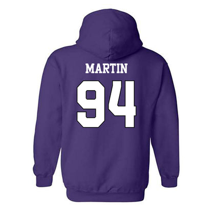 TCU - NCAA Football : Jared Martin - Classic Shersey Hooded Sweatshirt-1