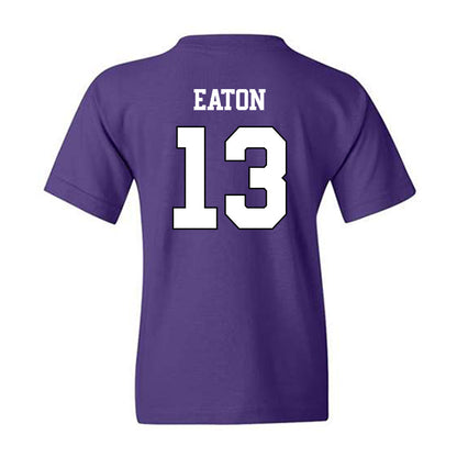 TCU - NCAA Baseball : Cole Eaton - Classic Shersey Youth T-Shirt-1