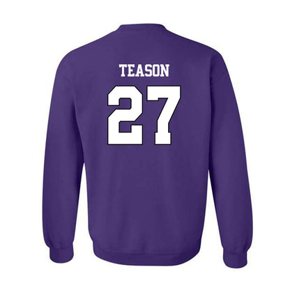 TCU - NCAA Football : Michael Teason - Classic Shersey Crewneck Sweatshirt-1