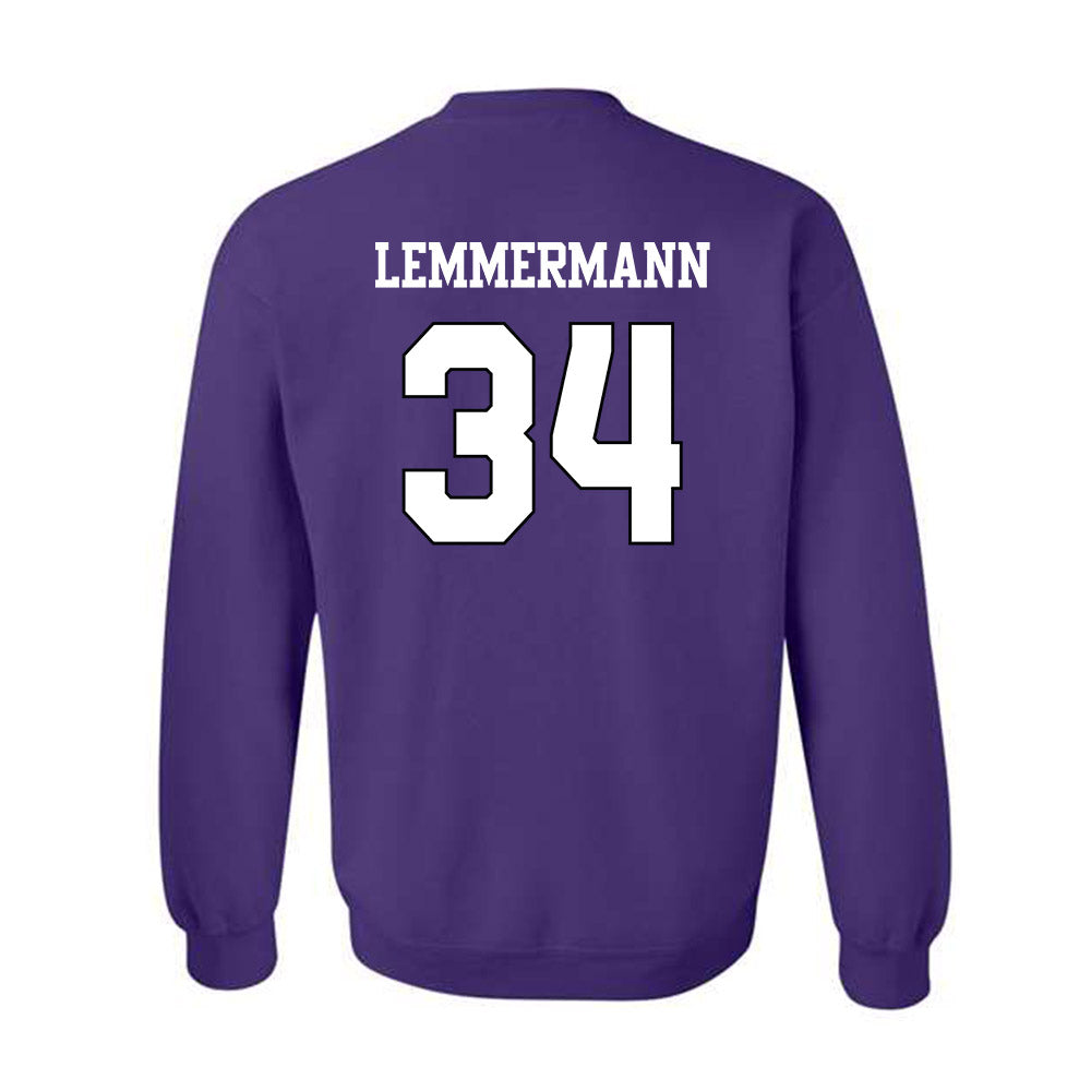 TCU - NCAA Football : Kyle Lemmermann - Classic Shersey Crewneck Sweatshirt-1