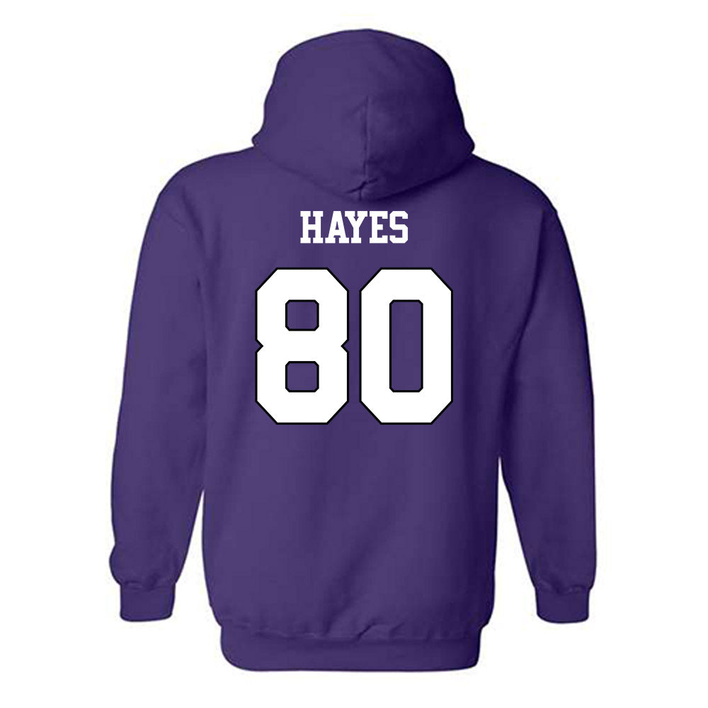 TCU - NCAA Football : Jacobe Hayes - Classic Shersey Hooded Sweatshirt-1