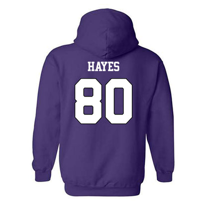 TCU - NCAA Football : Jacobe Hayes - Classic Shersey Hooded Sweatshirt-1
