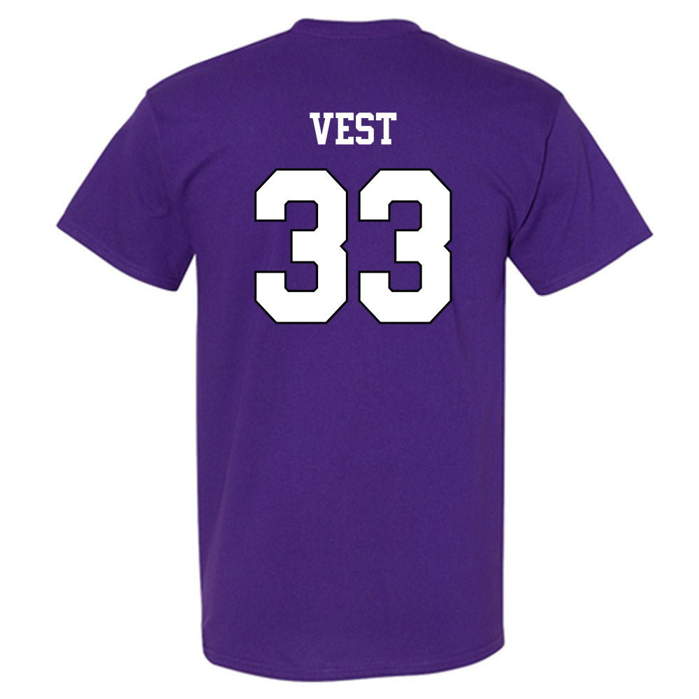TCU - NCAA Women's Soccer : Grace Vest - Classic Shersey T-Shirt-1