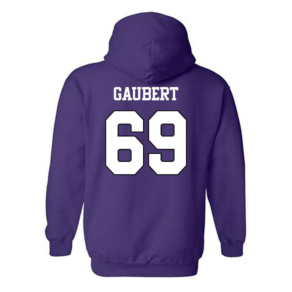 TCU - NCAA Football : Gannon Gaubert - Classic Shersey Hooded Sweatshirt-1