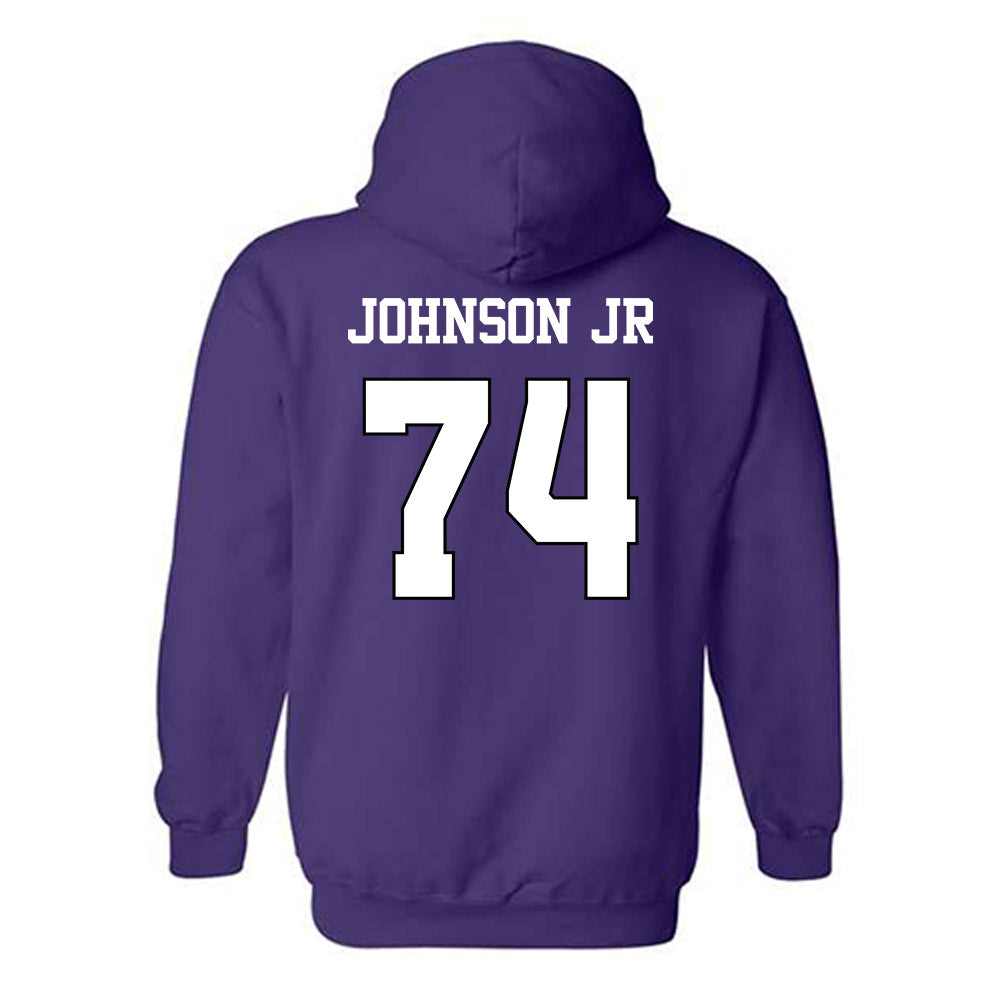 TCU - NCAA Football : Vincent Johnson Jr - Classic Shersey Hooded Sweatshirt-1
