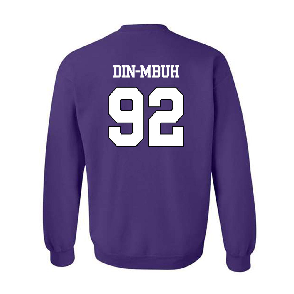 TCU - NCAA Football : Ansel Din-Mbuh - Classic Shersey Crewneck Sweatshirt-1
