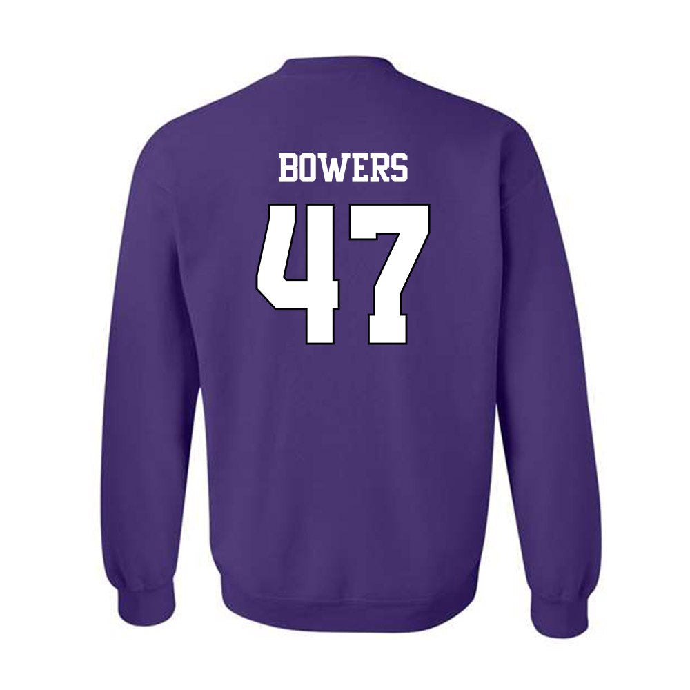 TCU - NCAA Football : Aaron Bowers - Classic Shersey Crewneck Sweatshirt-1