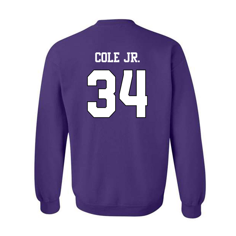 TCU - NCAA Football : Perry Cole Jr. - Classic Shersey Crewneck Sweatshirt-1