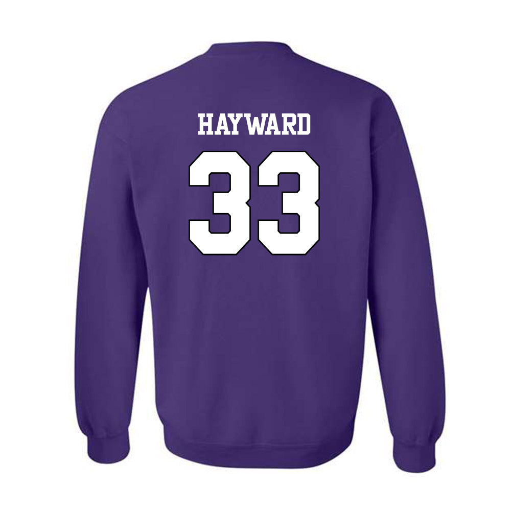 TCU - NCAA Football : Koron Hayward - Classic Shersey Crewneck Sweatshirt-1