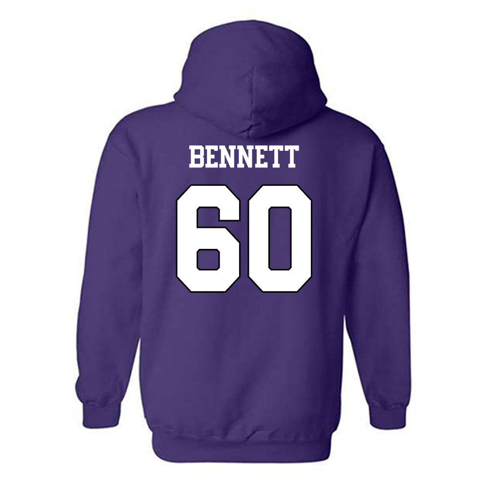 TCU - NCAA Football : Cade Bennett - Classic Shersey Hooded Sweatshirt-1