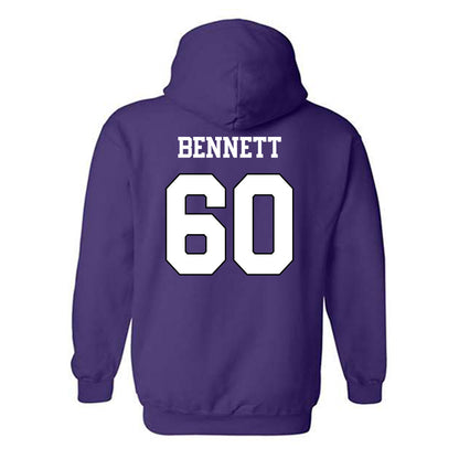 TCU - NCAA Football : Cade Bennett - Classic Shersey Hooded Sweatshirt-1