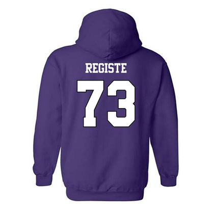 TCU - NCAA Football : Kilian Registe - Classic Shersey Hooded Sweatshirt-1