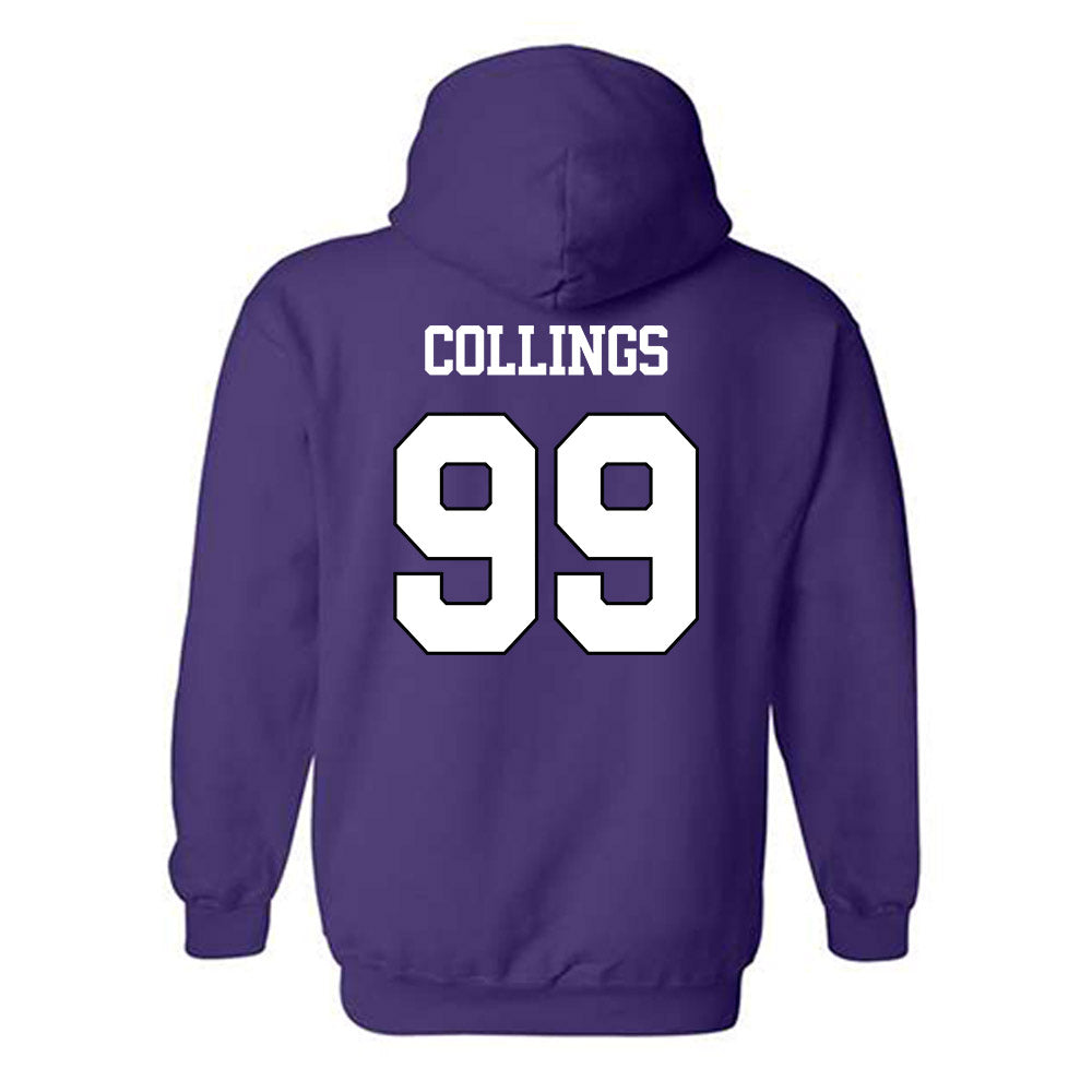 TCU - NCAA Women's Soccer : Eliza Collings - Classic Shersey Hooded Sweatshirt-1