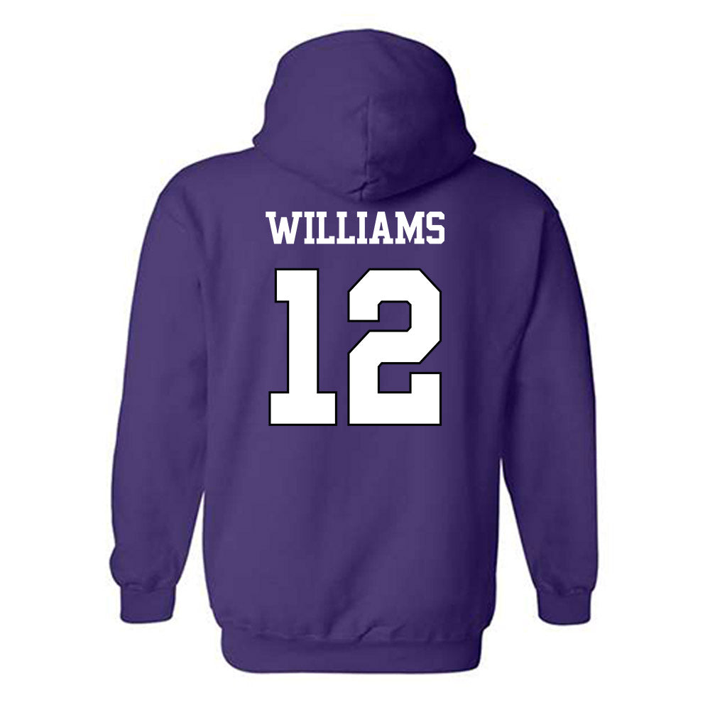 TCU - NCAA Beach Volleyball : Morgan Williams - Classic Shersey Hooded Sweatshirt-1