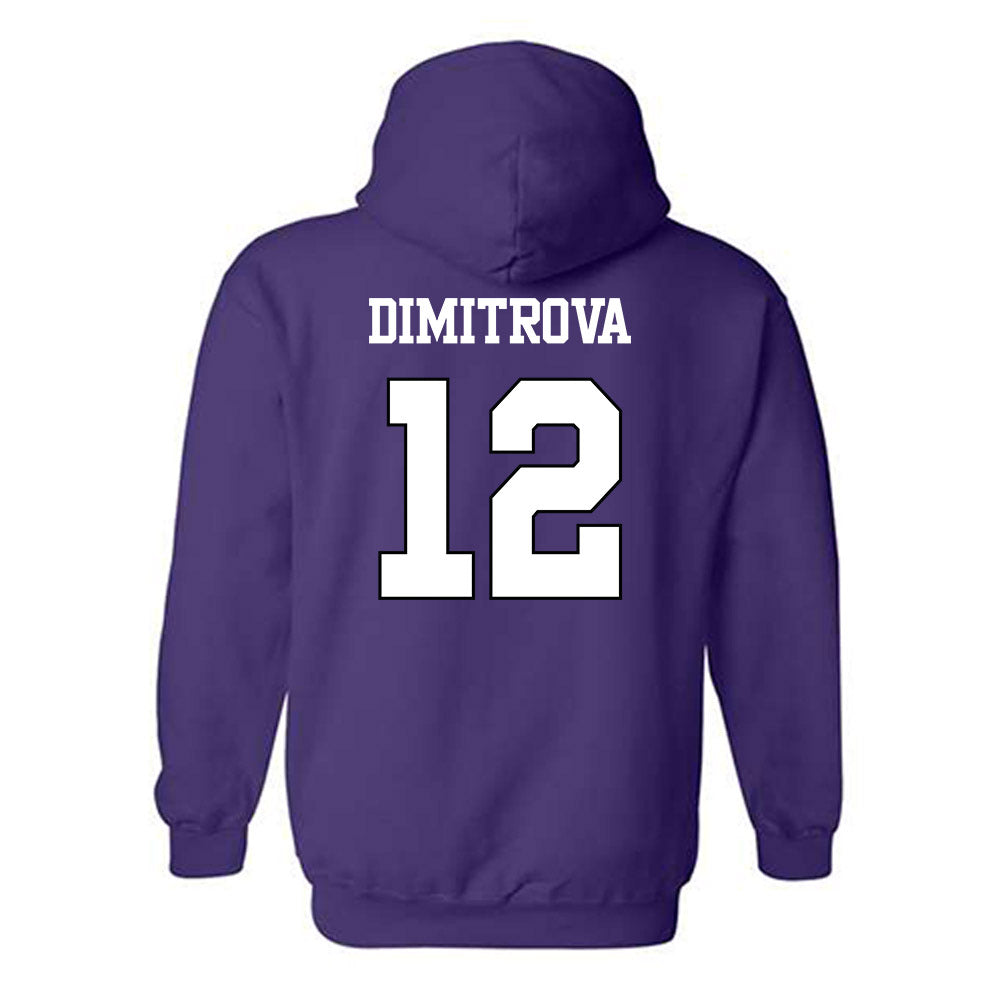 TCU - NCAA Women's Golf : Sofie Dimitrova - Classic Shersey Hooded Sweatshirt-1