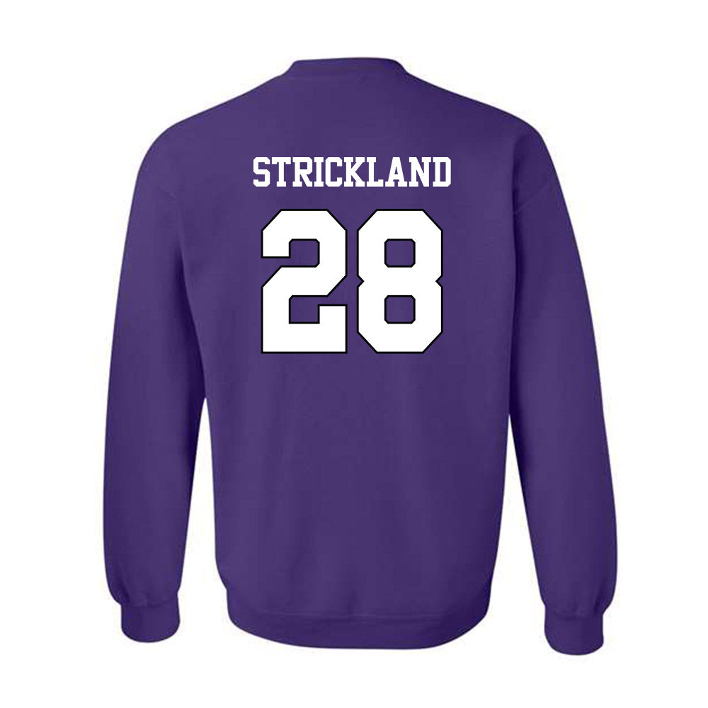 TCU - NCAA Football : Micah Strickland - Classic Shersey Crewneck Sweatshirt-1