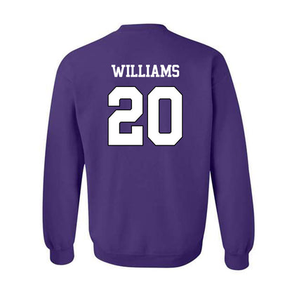 TCU - NCAA Football : Anthony Williams - Classic Shersey Crewneck Sweatshirt-1