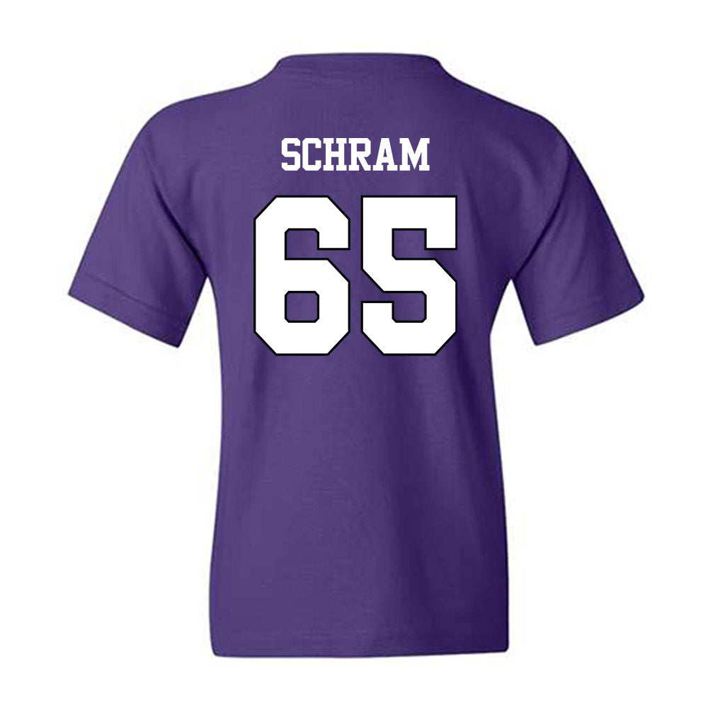 TCU - NCAA Football : Logan Schram - Classic Shersey Youth T-Shirt-1