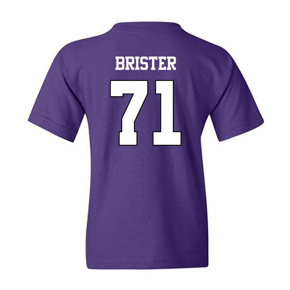 TCU - NCAA Football : Creece Brister - Classic Shersey Youth T-Shirt-1
