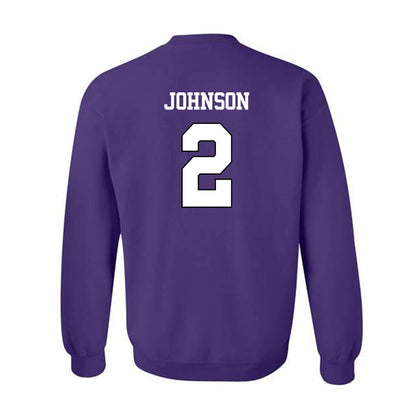 TCU - NCAA Football : Jamel Johnson - Classic Shersey Crewneck Sweatshirt-1