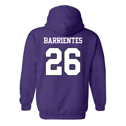 TCU - NCAA Baseball : Aiden Barrientes - Classic Shersey Hooded Sweatshirt-1