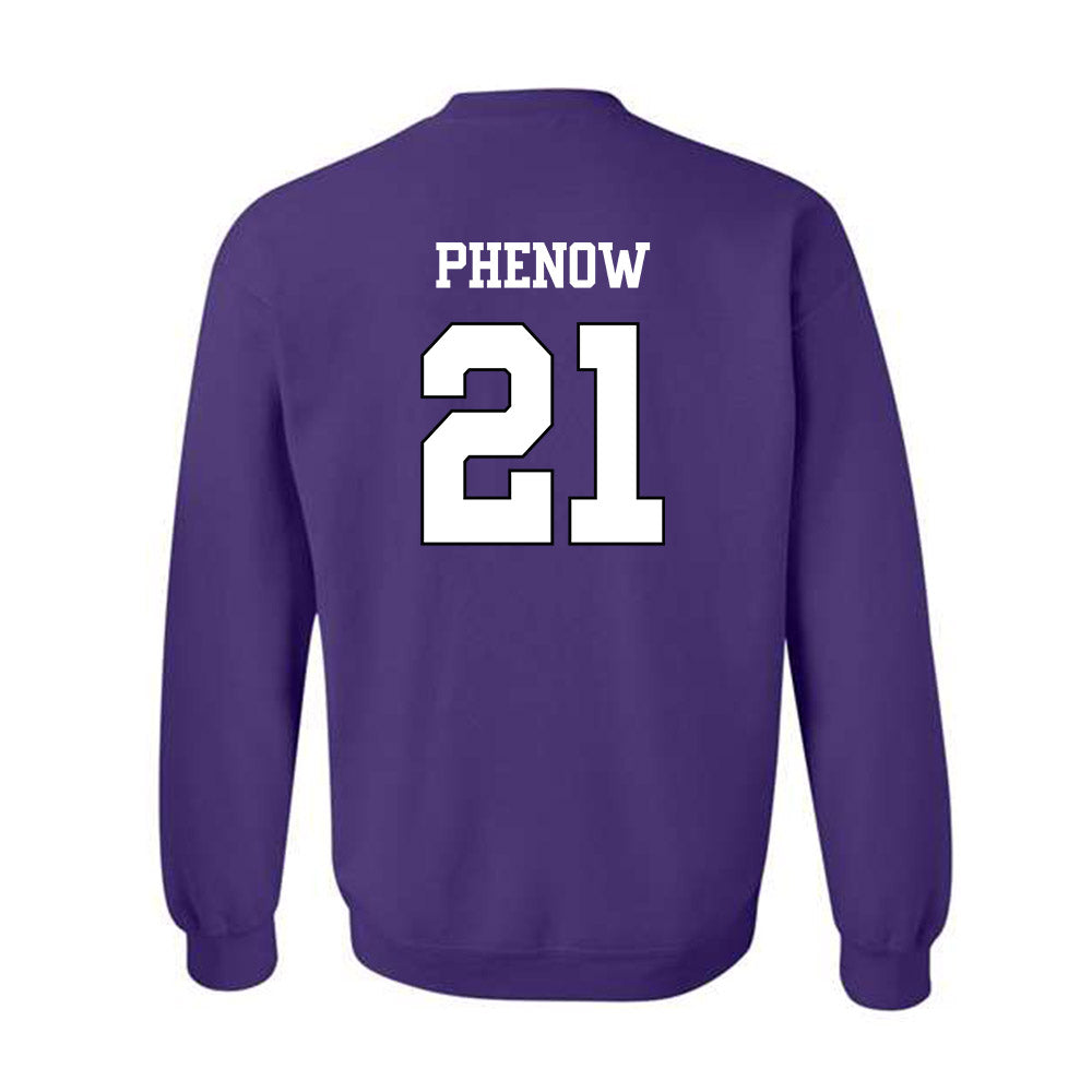 TCU - NCAA Baseball : Tyler Phenow - Classic Shersey Crewneck Sweatshirt-1