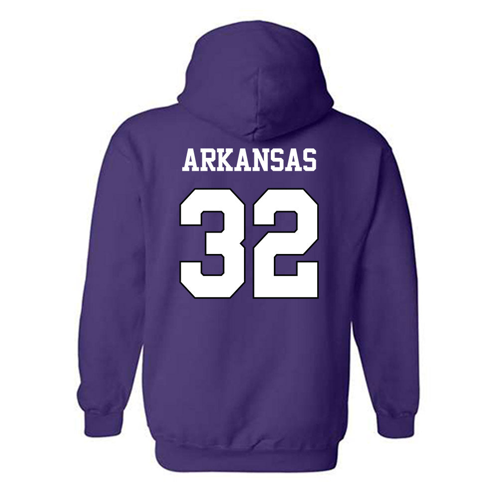 TCU - NCAA Football : Dillon Arkansas - Classic Shersey Hooded Sweatshirt-1