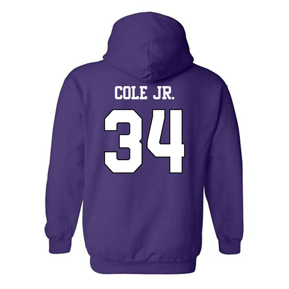 TCU - NCAA Football : Perry Cole Jr. - Classic Shersey Hooded Sweatshirt-1