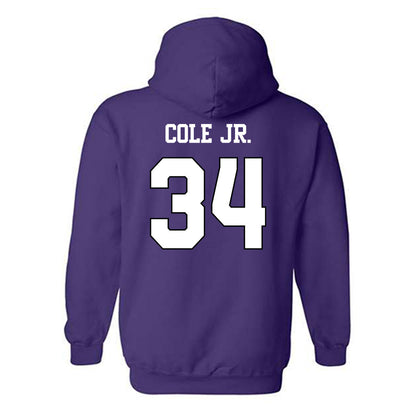 TCU - NCAA Football : Perry Cole Jr. - Classic Shersey Hooded Sweatshirt-1