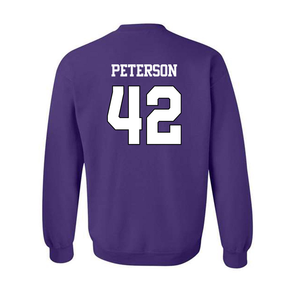 TCU - NCAA Football : Sebastian Peterson - Classic Shersey Crewneck Sweatshirt-1