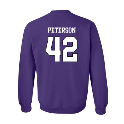 TCU - NCAA Football : Sebastian Peterson - Classic Shersey Crewneck Sweatshirt-1