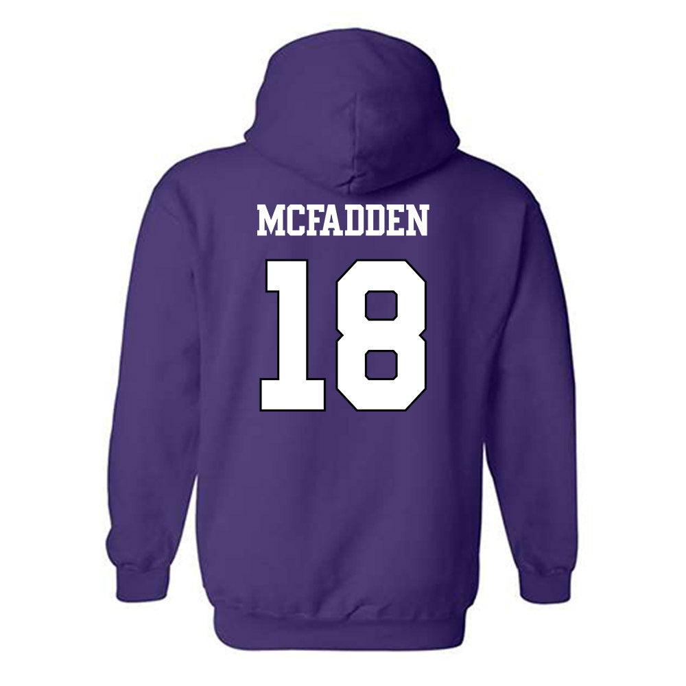 TCU - NCAA Football : Kaden McFadden - Classic Shersey Hooded Sweatshirt-1