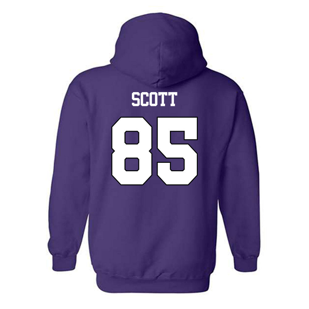 TCU - NCAA Football : James Scott - Classic Shersey Hooded Sweatshirt-1
