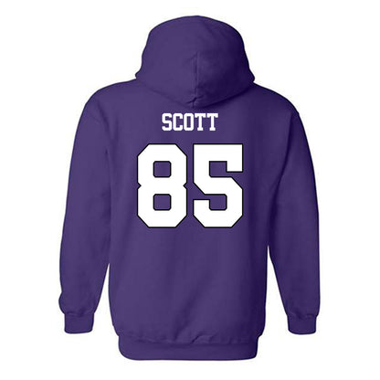 TCU - NCAA Football : James Scott - Classic Shersey Hooded Sweatshirt-1