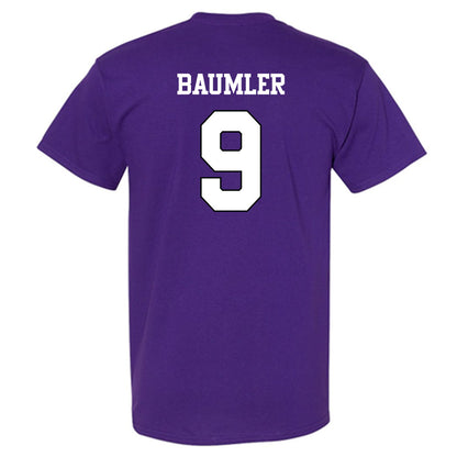 TCU - NCAA Baseball : Trever Baumler - Classic Shersey T-Shirt-1