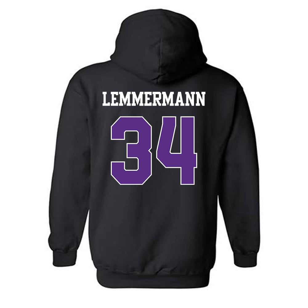 TCU - NCAA Football : Kyle Lemmermann - Classic Shersey Hooded Sweatshirt-1
