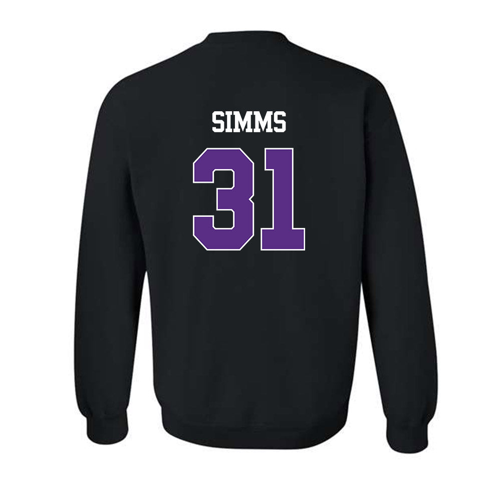 TCU - NCAA Football : Julius Simms - Classic Shersey Crewneck Sweatshirt-1