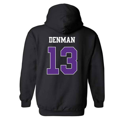 TCU - NCAA Football : Jon Denman - Classic Shersey Hooded Sweatshirt-1