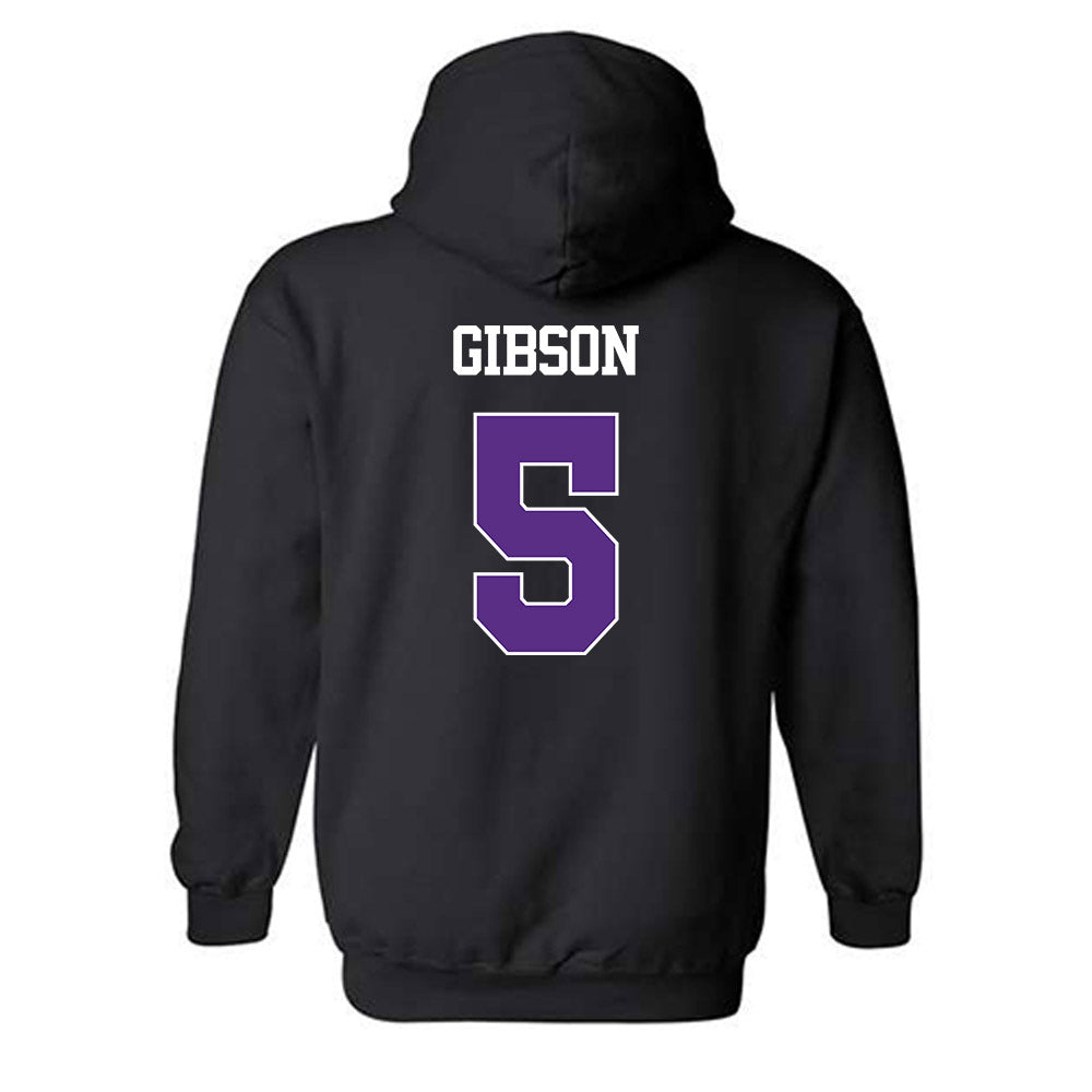 TCU - NCAA Women's Volleyball : Jalyn Gibson - Classic Shersey Hooded Sweatshirt-1