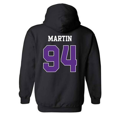 TCU - NCAA Football : Jared Martin - Classic Shersey Hooded Sweatshirt-1