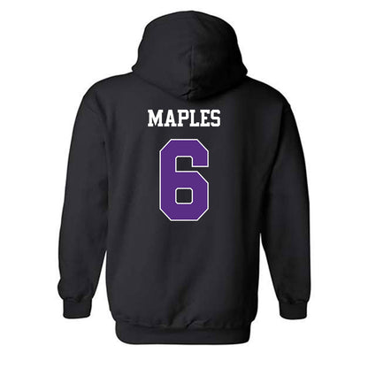 TCU - NCAA Football : Jayden Maples - Classic Shersey Hooded Sweatshirt-1