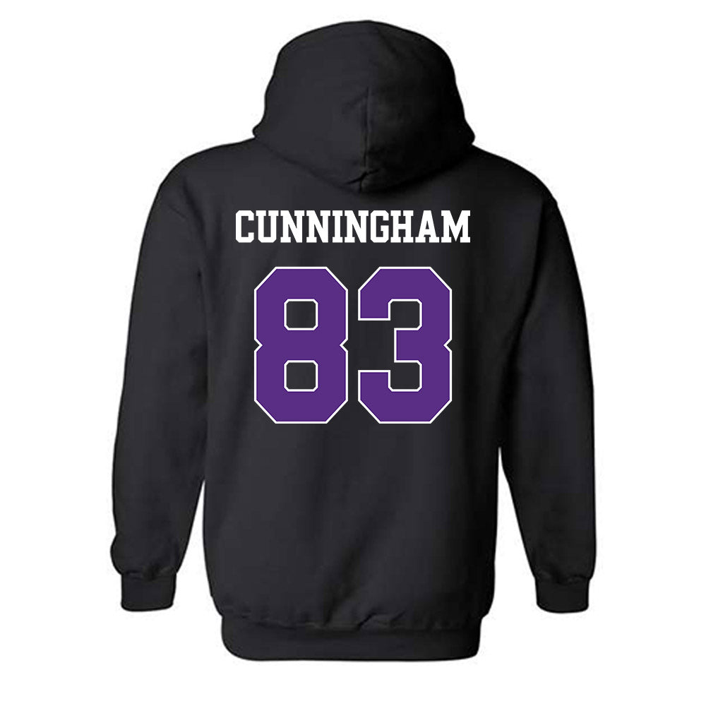 TCU - NCAA Football : Keagan Cunningham - Classic Shersey Hooded Sweatshirt-1
