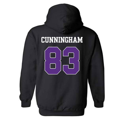 TCU - NCAA Football : Keagan Cunningham - Classic Shersey Hooded Sweatshirt-1