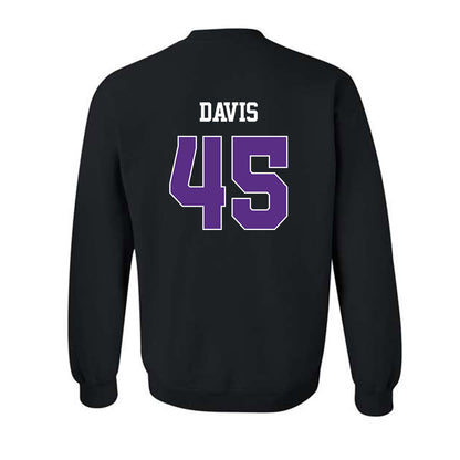 TCU - NCAA Baseball : Lance Davis - Classic Shersey Crewneck Sweatshirt-1