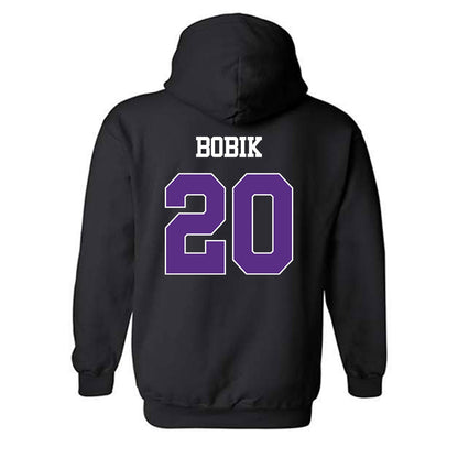 TCU - NCAA Women's Volleyball : Blaykli Bobik - Classic Shersey Hooded Sweatshirt-1