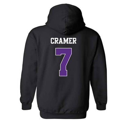 TCU - NCAA Baseball : Cole Cramer - Classic Shersey Hooded Sweatshirt-1